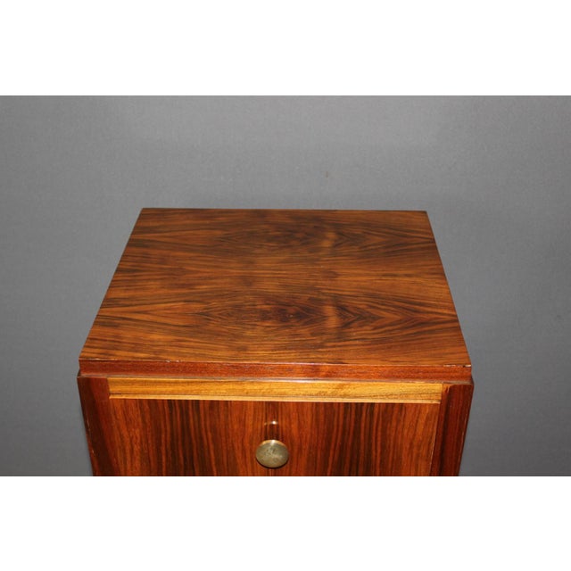 Vintage Art Deco Walnut Chest of Drawers, 1940 For Sale - Image 3 of 11