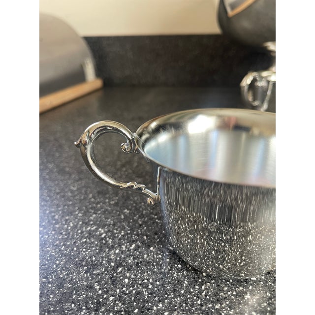 1990s Silver Punch Bowl Set - 10pcs For Sale - Image 6 of 9