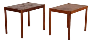 Vintage Side Tables in Teak, 1960s