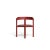 Contemporary Red Painted Beech Principal Chair by Bodil Kjaers for Karakter For Sale - Image 3 of 10