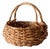 Vintage Coil Basket With Handle For Sale