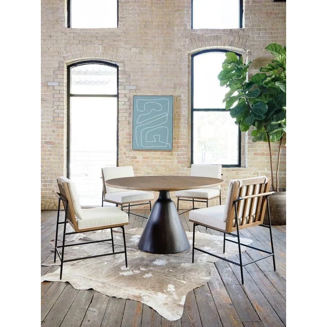 Four Hands Crete Dining Chair, Savile Flax For Sale In Austin - Image 6 of 13
