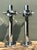 Vintage Polished Chrome Lamps After Sonneman - A Pair For Sale - Image 12 of 12