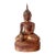 Antique Burmese Lacquer Wood Shan Style Buddha Statue For Sale