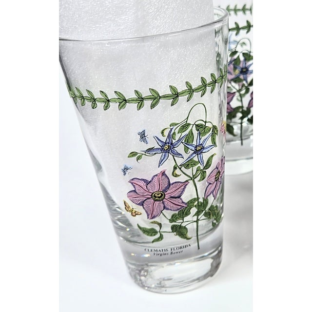 2000 - 2009 Contemporary Portmeiron Botanical Garden Tumblers- Set of Four For Sale - Image 5 of 11