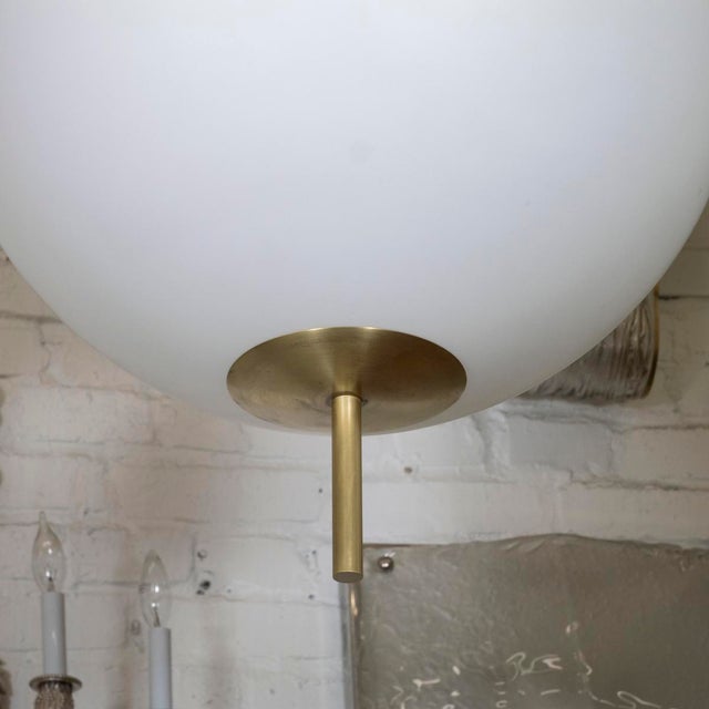 2020s Ovoid opaline glass pendant by Spark Interior For Sale - Image 5 of 7