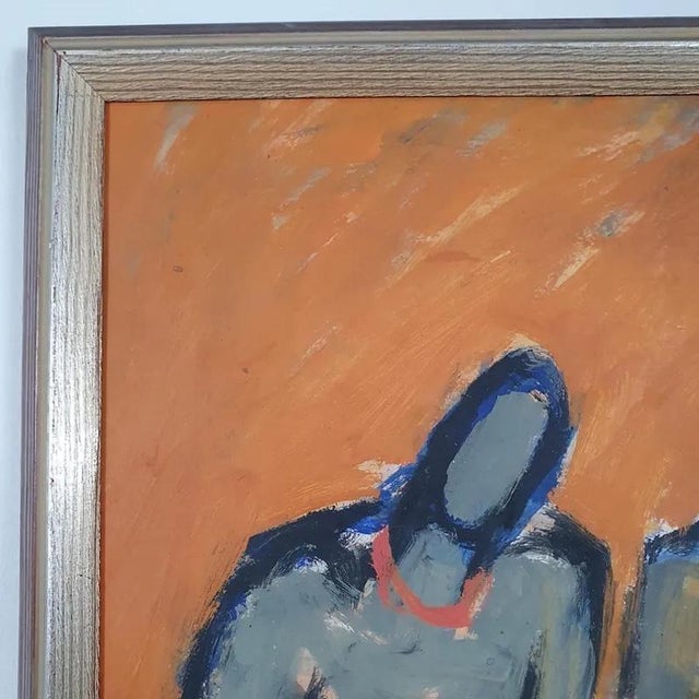 Malte Nyberg-Tolf, African Tribal Dance, 1950s, Oil on Panel For Sale - Image 14 of 18