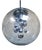 Vintage Smoked Glass Bubble Globe Pendant Light from Doria Leuchten, 1970s For Sale