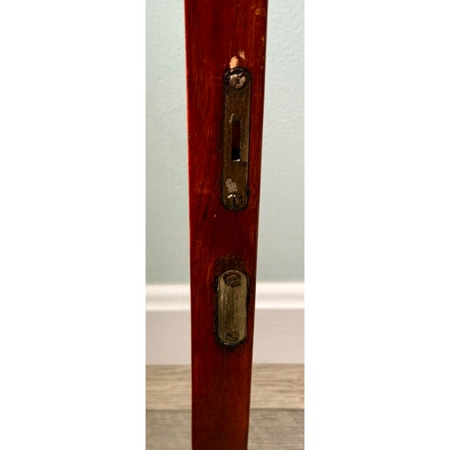 Vintage Chinese Solid Rosewood Oriental Wall Curio For Sale - Image 11 of 14