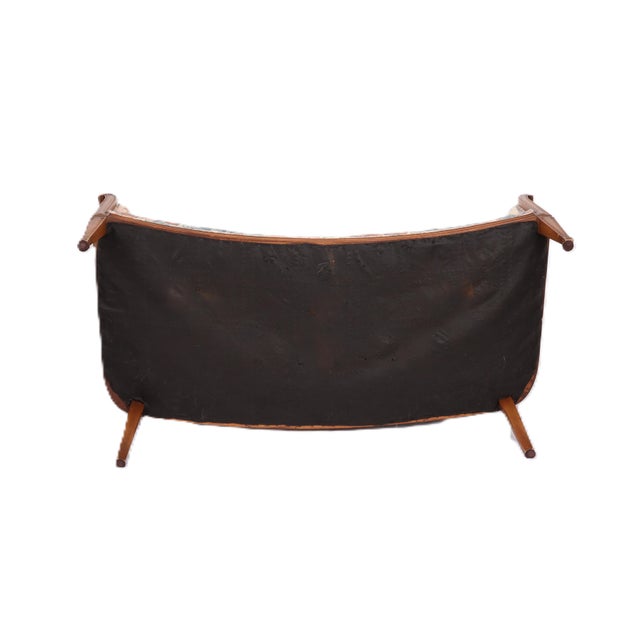 Vintage John Widdicomb French Directoire Style Settee For Sale - Image 10 of 10