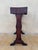 Chestnut Spanish Rustic Chestnut Side Table with Drawer, 20th Century For Sale - Image 8 of 9