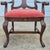 Brown Mid-20th Century Vintage Lane Rustic Floral Paint Decorated Walnut Arm Chairs, a Pair For Sale - Image 8 of 18