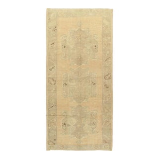 Vintage Circa Turkish Oushak Rug, 5ft 3in X 11ft 9in For Sale