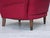 Red Vintage Danish Lounge Chair in Furniture Wool, 1960s For Sale - Image 8 of 18