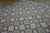 1930s Blue Orange Geometric Antique Indian Cotton Dhurrie Carpet Flatwoven Rug For Sale - Image 12 of 12