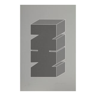 Chryssa, "Times Square Fragment #5", Abstract Screenprint For Sale