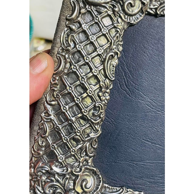 Metal 1986 Keyford London Sterling Silver 6"x4" Picture Frame Easel Back For Sale - Image 7 of 12