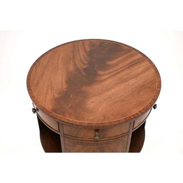 Antique Regency Revolving Drum Table, 1930s For Sale - Image 6 of 10