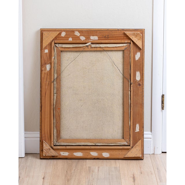 Original Large 1960s Mid-Century Modern Vibrant Seascape Painting For Sale In Sacramento - Image 6 of 7