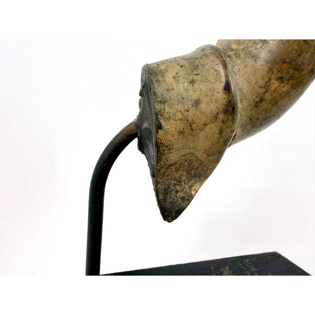 Antique Thai Hand-Mounted Bronze Buddhas on Base, 1900s, Set of 2 For Sale - Image 9 of 18