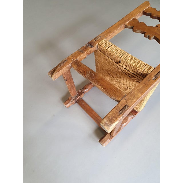 Brutalist Rope Chairs, 1900s, Set of 2 For Sale - Image 15 of 16