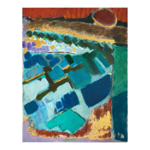 Stormy Beach (Contemporary Abstract Expressionist Painting), Charles Collins