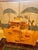 Habersham Cabinet, 1990, a Two-Door TV/entertainment Cabiinet With a Hand Painted Noah's Ark Folk-Art Scene For Sale - Image 13 of 13