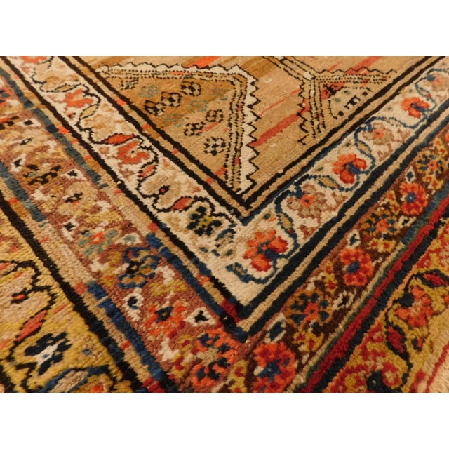 1920s Antique Handmade Persian Wool Runner. 3'3"x 11' For Sale - Image 11 of 13