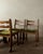 Brutalist Oak Razorback Dining Chairs with Green Velvet, 1970s, Set of 4 For Sale - Image 10 of 18