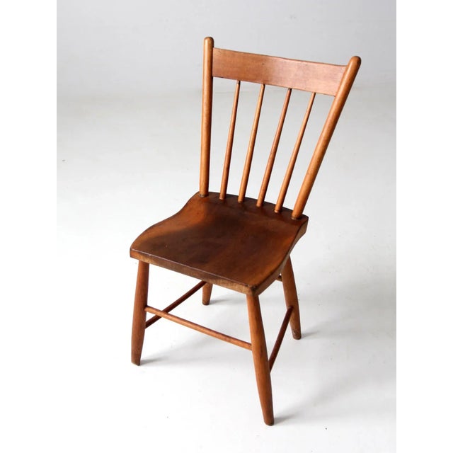 Antique Primitive Farmhouse Chair For Sale - Image 9 of 12