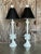 Late 20th Century Vintage Regency Monkey Candlestick Lamps - A Pair For Sale - Image 5 of 12