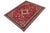 Shabby Chic Shabby Chic Persian Red/Blue Wool Rug - 6'7'' X 9'10'' For Sale - Image 3 of 10