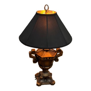 Neoclassical Style Urn Shaped Table Lamp For Sale