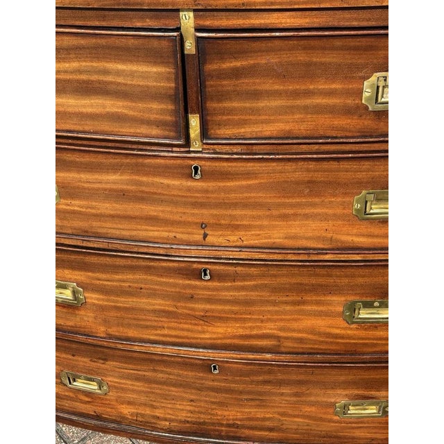 Victorian Campaign Chest with Brass Handles For Sale - Image 9 of 13