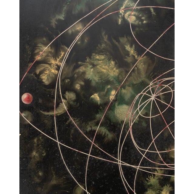 20th Century Belgian Artwork With Metal Frame For Sale - Image 4 of 18