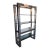 1960’s Paul Evans Patchwork Chrome and Glass Etagere for Directional Furniture, Attributed For Sale