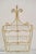 Mid 20th Century Vintage Gold Gilt Metal Hollywood Regency Scrolling Iron 3 Tier Small Wall Shelf For Sale - Image 5 of 10
