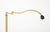 1950s Mid-Century Modern Solid Brass Swing Arm French Floor Lamp For Sale - Image 9 of 12