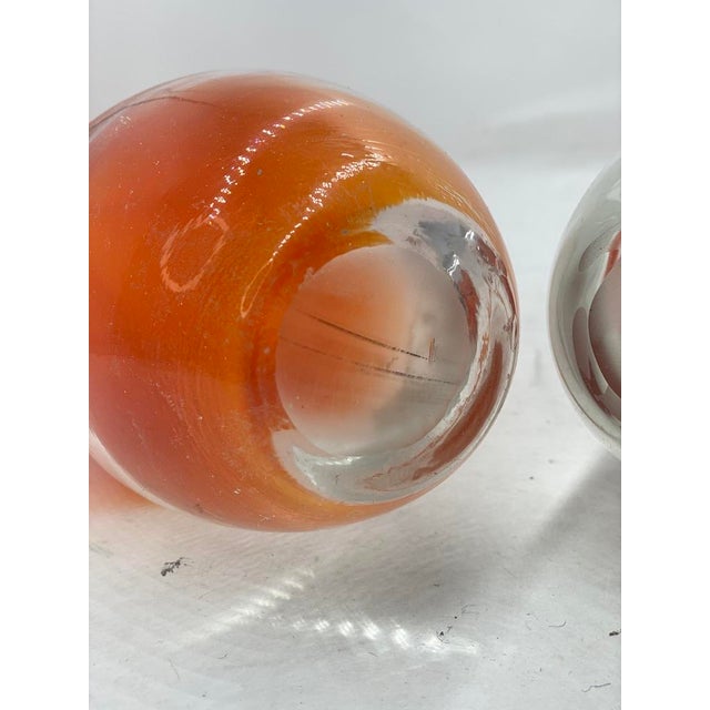 Glass Mid-Century Modern Kamei Glass Solifleur Bud Vases - Set of 4 For Sale - Image 7 of 15