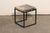 Black & Tan Petrified Wood Top Side Table For Sale - Image 9 of 12