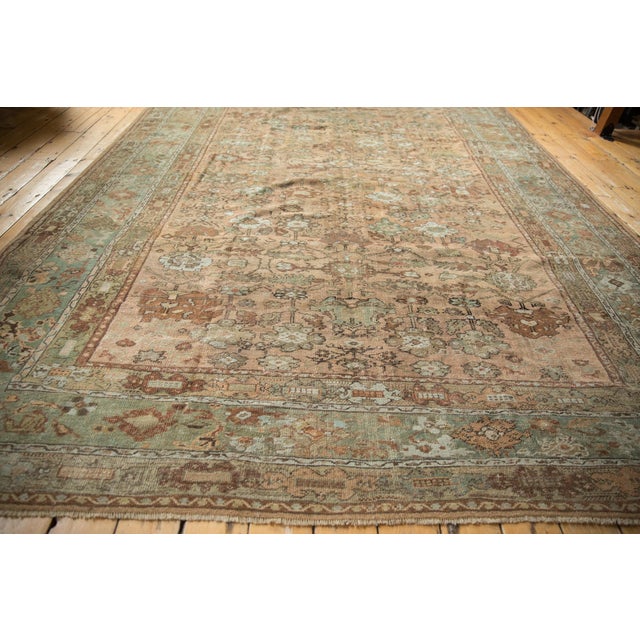 Vintage Distressed Ghiordes Carpet - 8'11" X 11'5" For Sale In New York - Image 6 of 12