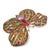 Bochic "Orient" Ruby & Multi Fancy Sapphires Brooch in 18K Gold & Silver For Sale - Image 18 of 18