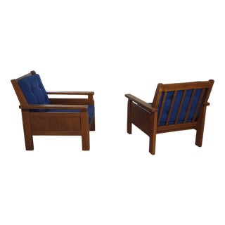 Brutalist Lounge Chairs, 1960s, Set of 2 For Sale