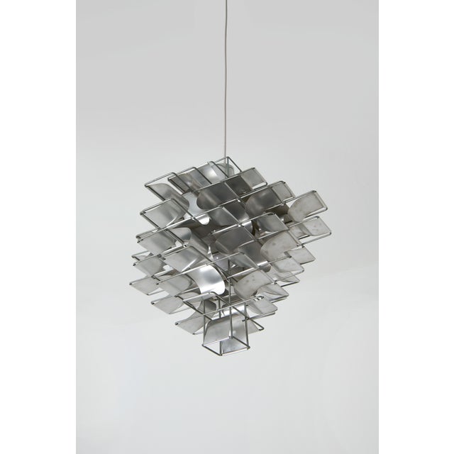Cassiopeia Seven-Tier Pendant Light by Max Sauze for Max Sauze Studio, 1970s For Sale - Image 13 of 14