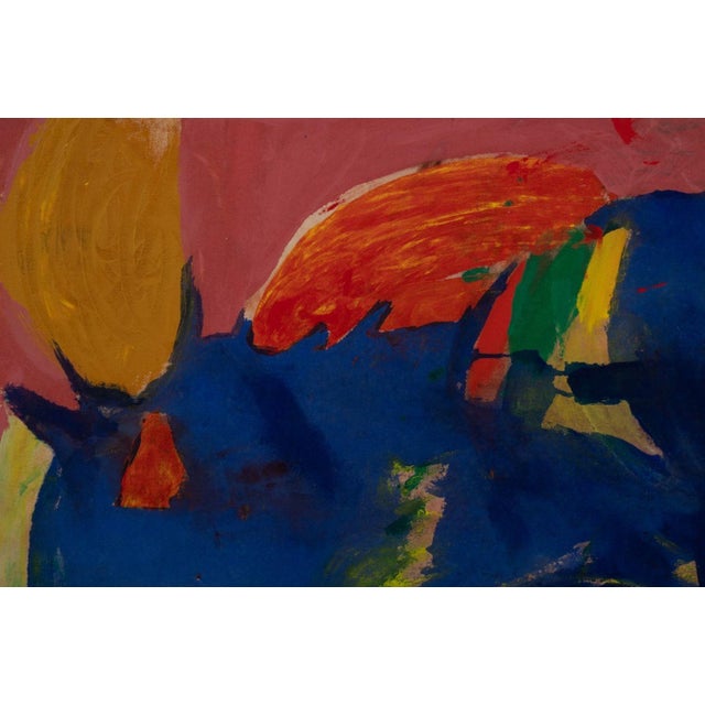 Contemporary School Abstract Mixed Media on Canvas For Sale - Image 4 of 6