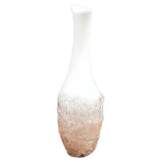 Glass Vase by Mihai Topescu, 1970s For Sale