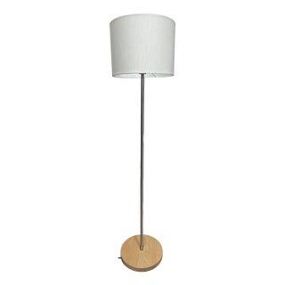 Vintage Neutral Floor Lamp For Sale