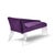 Transparent Haziza Mid Century Lucite and Upholstered Sculptural Chaise Lounge Settee For Sale - Image 8 of 9
