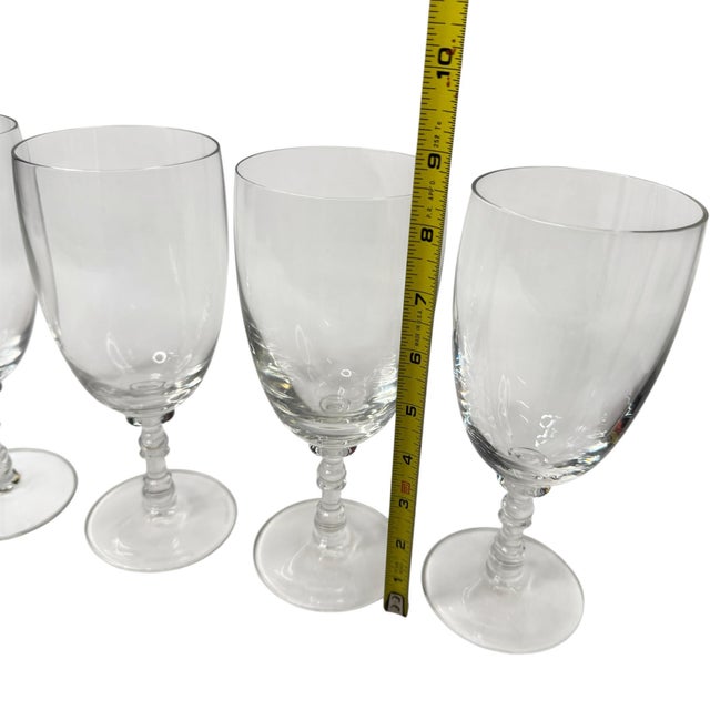 Glass 1990s Ralph Lauren Crystal Blown Glass Iced Drink Glasses- Set of 4 For Sale - Image 7 of 8
