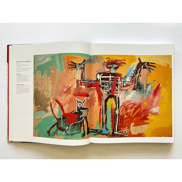 Jean Michel Basquiat Jean Michel Basquiat " Paintings Catalogue Raisonne " Rare Vintage Landmark Volume Lithograph Print Large Hardcover Slipcase Two Books Set For Sale - Image 4 of 12